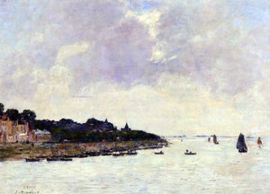  Eugene-Louis Boudin Saint-Valery-sur-Somme - Art Print