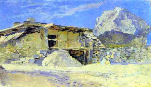 Isaac Ilich Levitan Saklia in Alupka, Study - Art Print