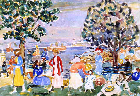  Maurice Prendergast Salem Harbor No. 1 - Art Print