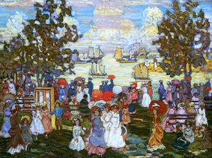  Maurice Prendergast Salem Willows (also known as The Promenade, Salem Harbor) - Art Print