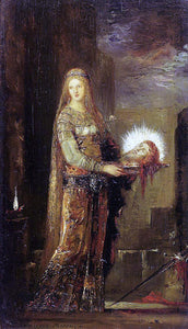  Gustave Moreau Salome Carrying the Head of John the Baptist on a Platter - Art Print