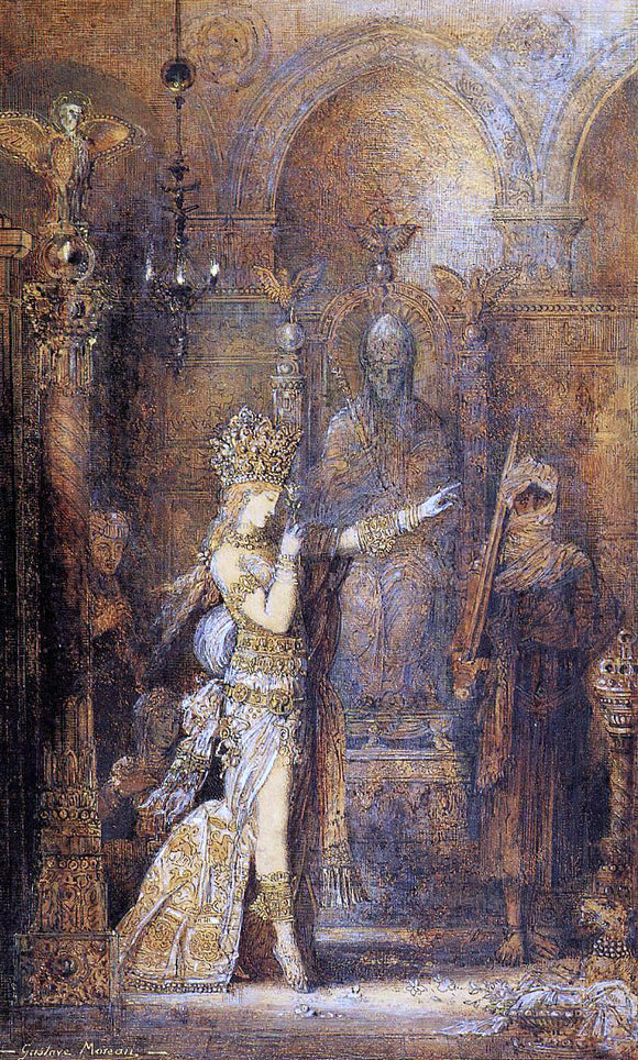  Gustave Moreau Salome Dancing - Art Print