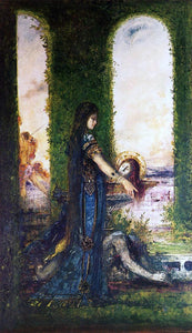  Gustave Moreau Salome in the Garden - Art Print