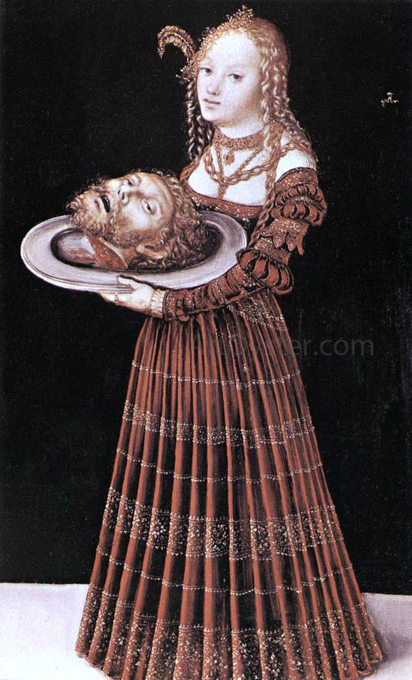 The Elder Lucas Cranach Salome with the Head of St John the Baptist - Art Print
