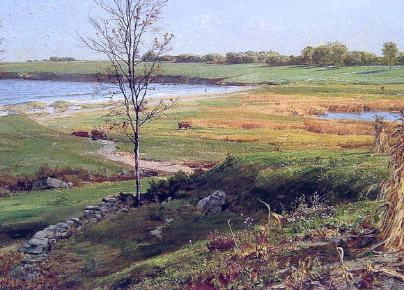  William Trost Richards Salt Marsh by the Sea - Art Print