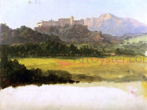  Frederic Edwin Church Salzburg, Austria, View of the Castle - Art Print