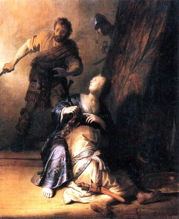  Rembrandt Van Rijn Samson and Dalila - Art Print