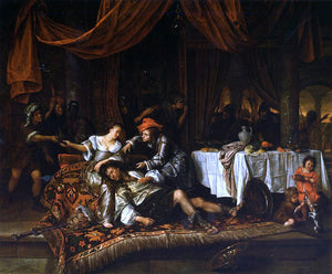  Jan Steen Samson and Delilah - Art Print