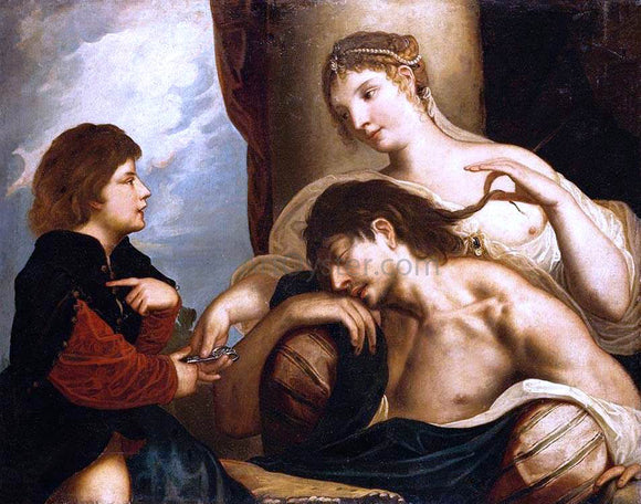  Padovanino Samson and Delilah - Art Print