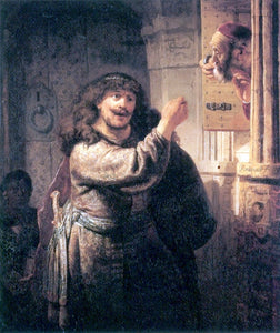  Rembrandt Van Rijn Samson Threatening his Father-in-law - Art Print