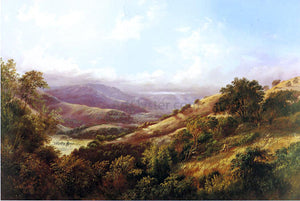  William Keith San Anselmo Valley near San Rafael - Art Print