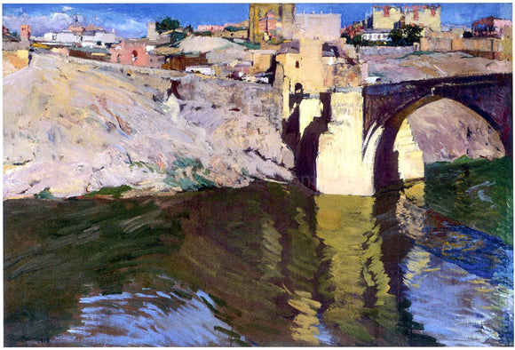  Joaquin Sorolla Y Bastida San Martin Bridge at Toledo - Art Print