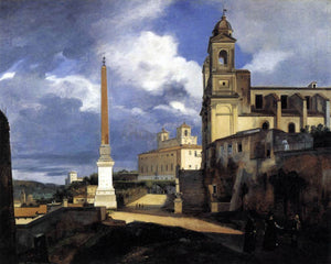  Francois-Marius Granet San Trinita dei Monti and the Villa Medici, Rome - Art Print