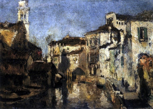  John Twachtman San Trovaso Square, Venice - Art Print