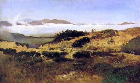  William Keith Sand Dunes and Fog, San Francisco - Art Print