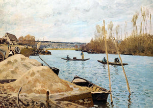  Alfred Sisley Sand Heaps - Art Print