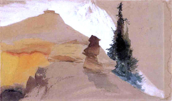  Thomas Moran Sand in the Canyon - Art Print