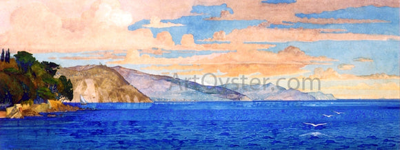  Carl Johan Forsberg Santa Margherita Ligure - Art Print