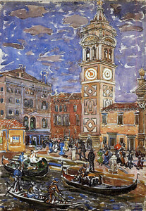  Maurice Prendergast Santa Maria Formosa, Venice - Art Print