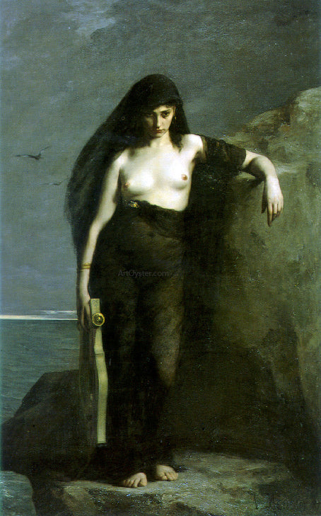  Auguste Charles Mengin Sappho - Art Print