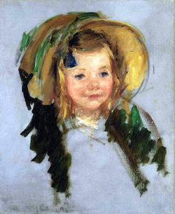  Mary Cassatt Sara in a Bonnet - Art Print