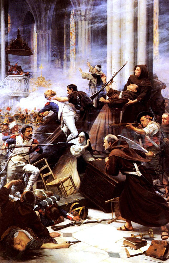  Harold Piffard Saragossa: 10 February, 1809 - Art Print