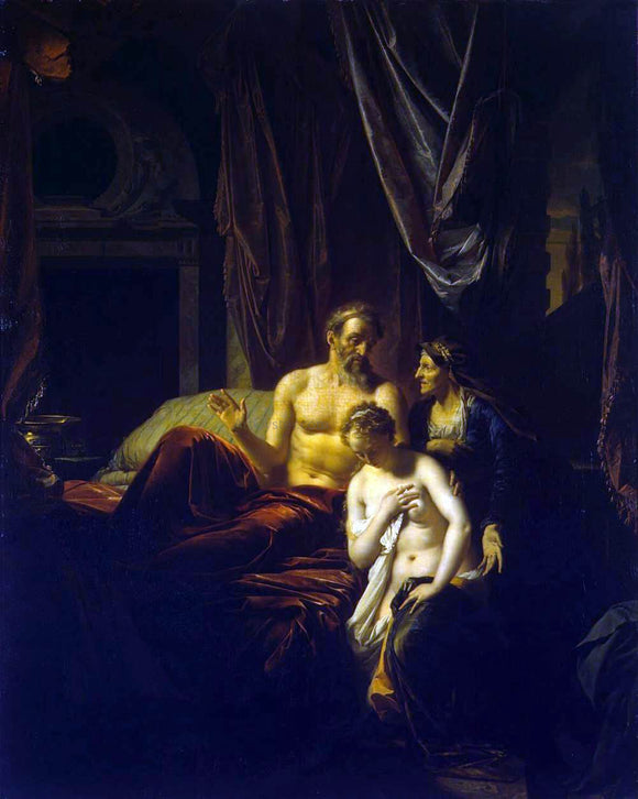  Adriaen Van der Werff Sarah Bringing Hagar to Abraham - Art Print