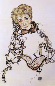  Egon Schiele Sarena Lederer - Art Print