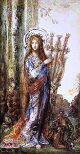  Gustave Moreau Satyrs - Art Print