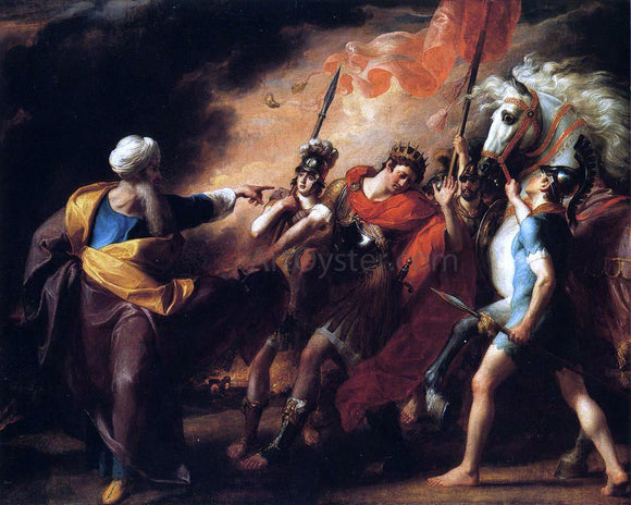  John Singleton Copley Saul Reproved by Samuel for Not Obeying the Commandments of the Lord - Art Print