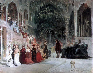  Ilia Efimovich Repin Scene from balet (study) - Art Print