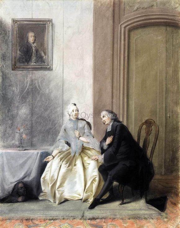  Jacobus Buys Scene from Moliere's Tartuffe - Art Print