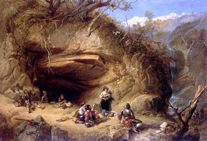  Senior William Shayer Scene Near Zeldkirch In The Tyrol - Art Print