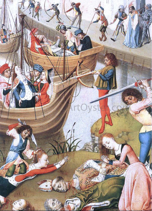 Master of the Legend of St.  Ursula Scenes from the Life of St Ursula (detail) - Art Print
