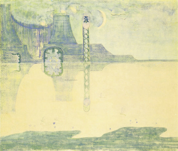  Mikalojus Ciurlionis Scherzo Sonata of the Serpent - Art Print