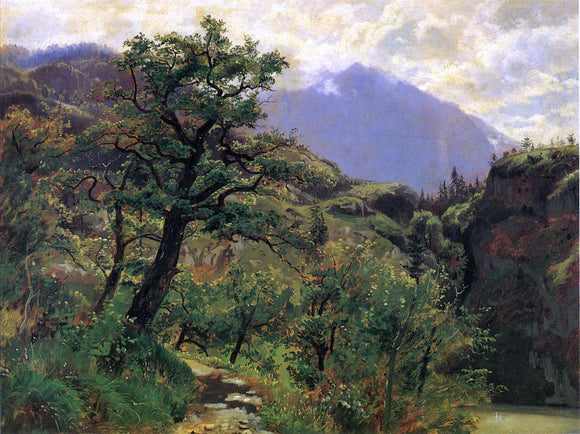  William Stanley Haseltine Schwyz near Brunnen - Art Print