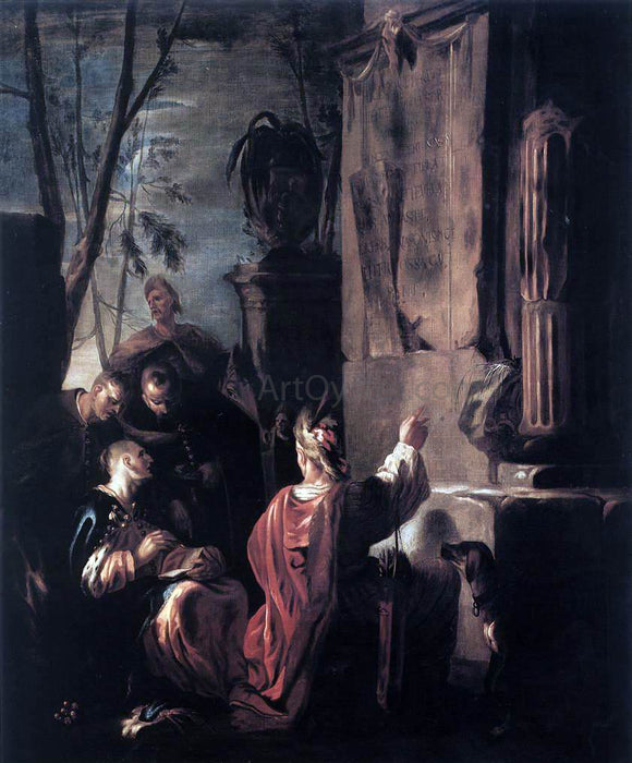  Johann Heinrich Schonfeld Scythians at the Tomb of Ovid - Art Print