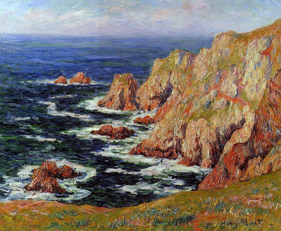  Henri Moret Sea Coast - Art Print