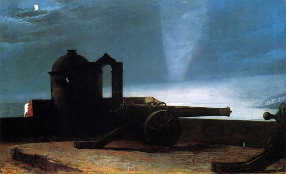  Winslow Homer Searchlight on Harbor Entrance, Santiago de Cuba - Art Print