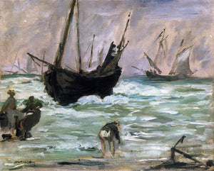  Edouard Manet A Seascape - Art Print