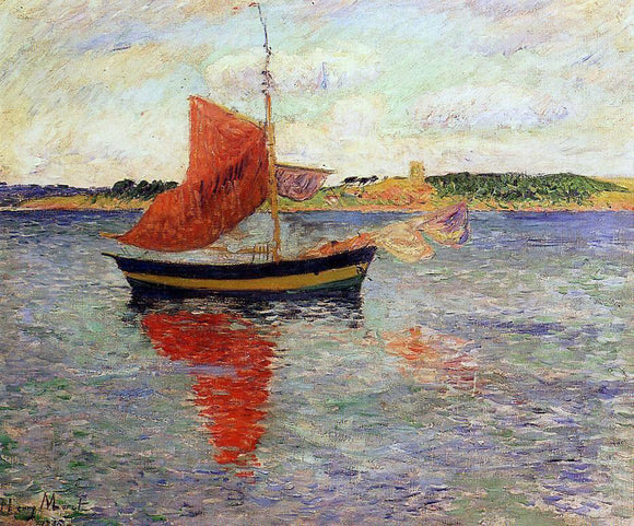  Henri Moret A Seascape - Art Print