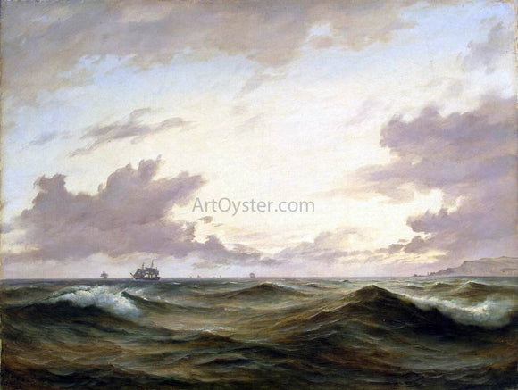  Anton Melbye Seascape - Art Print