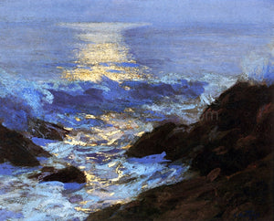  Edward Potthast Seascape Moonlight - Art Print