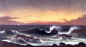  Martin Johnson Heade Seascape: Sunrise - Art Print