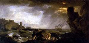  Claude-Joseph Vernet Seascape: Tempest - Art Print