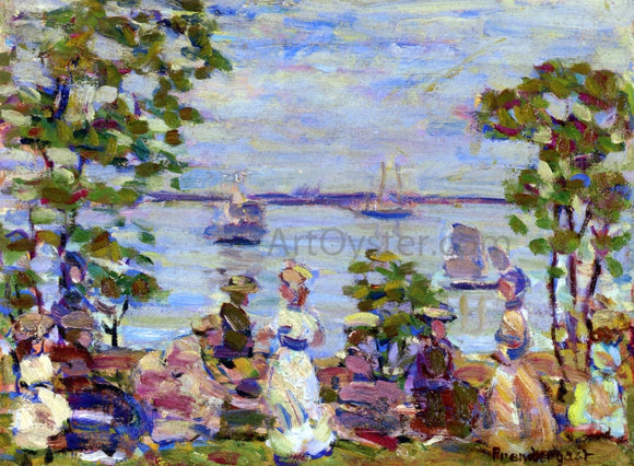  Maurice Prendergast Seaside Picnic - Art Print