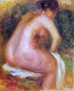  Pierre Auguste Renoir Seated Female Nude - Art Print