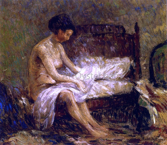  Robert Spencer Seated Nude - Art Print