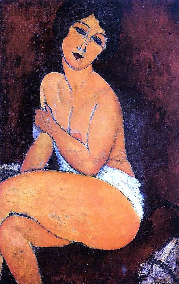  Amedeo Modigliani Seated Nude - Art Print