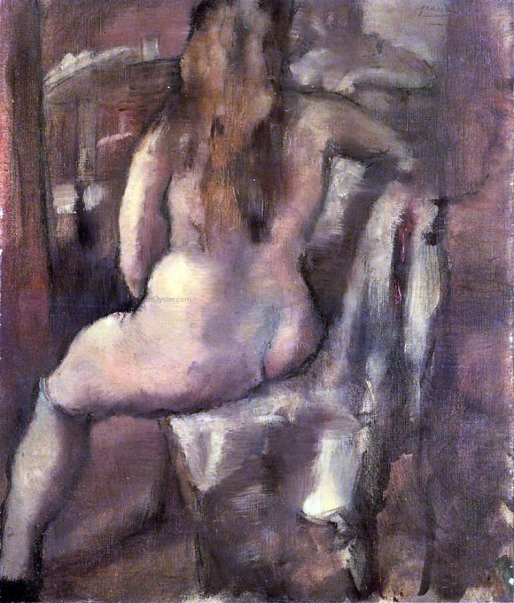  Jules Pascin Seated Nude - Art Print